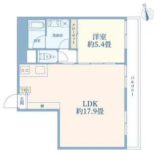 南青ハイツ【4階】の間取り