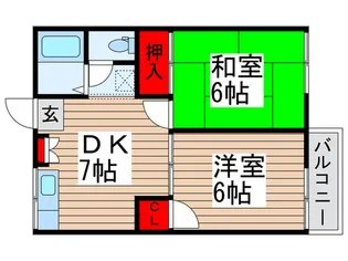 茂木マンション【2階】の間取り
