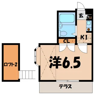 グレースハイツ行田(熊谷市久下)【1階】の間取り