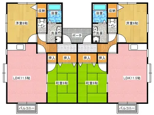 九州ホーム98【2階】の間取り