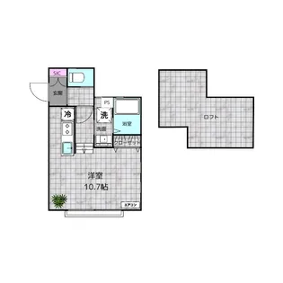 ダイヤ【1階】の間取り