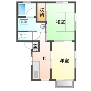 茨城県取手市白山4【アパート】の間取り