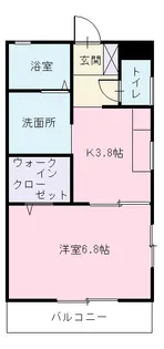 ハイツ松浦【2階】の間取り