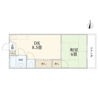 メゾンシブヤ【2階】の間取り