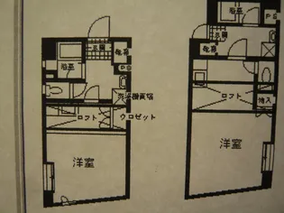ネイサンスきよの【2階】の間取り