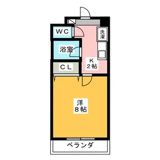 シャトー24【1階】の間取り