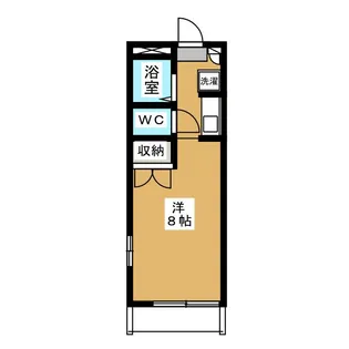 タウニィナカガワ C【1階】の間取り