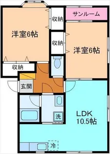 サンシャイン【1階】の間取り