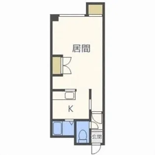 カフェレスト札幌I【4階】の間取り