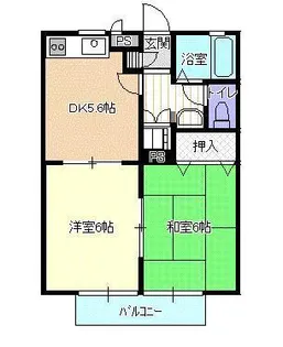 コンフォートA【1階】の間取り