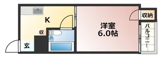 コーポラス寺町【3階】の間取り