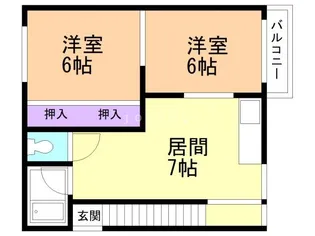 芙蓉荘【2階】の間取り