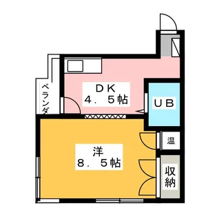 ブランチP.S【4階】の間取り