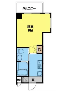 サザン長柄【2階】の間取り