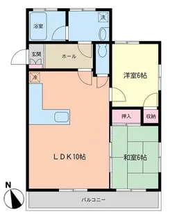 エトワールハイツ足利【2階】の間取り