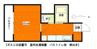 1Rの間取り画像