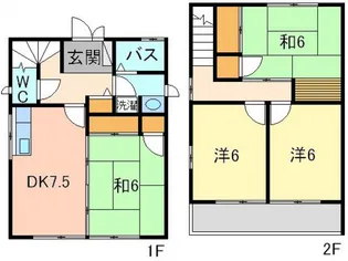 広島県広島市東区中山新町2【一戸建】の間取り