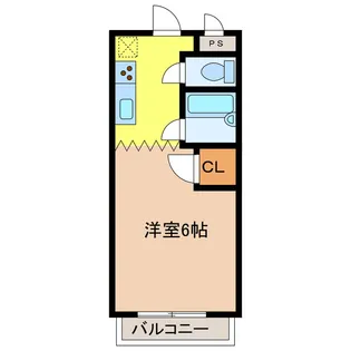 クラウン西の浜【2階】の間取り