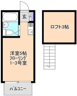 サンドリエ第7所沢【1階】の間取り