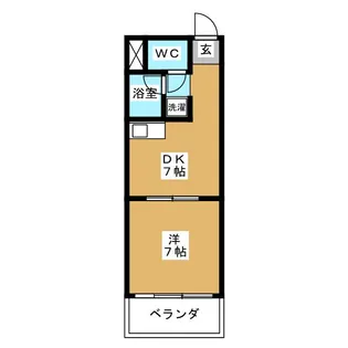 MTなごの1001【3階】の間取り