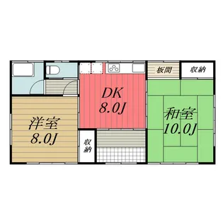 千葉県茂原市清水【一戸建】の間取り