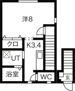清水館II【2階】の間取り