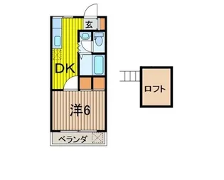 ハイムAI【2階】の間取り