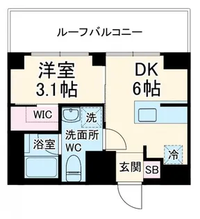 S-RESIDENCE原木中山azure【4階】の間取り