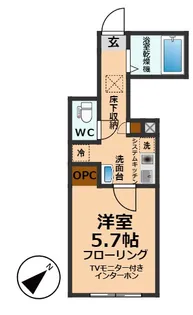 東京都杉並区成田西1【アパート】の間取り