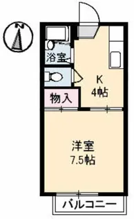 広島県呉市瀬戸見町【アパート】の間取り