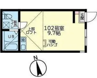 ユナイトNOBAアーレントの杜【1階】の間取り