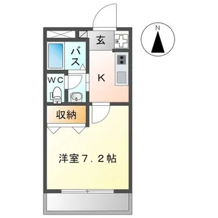 ブリリアントヒルズ【2階】の間取り