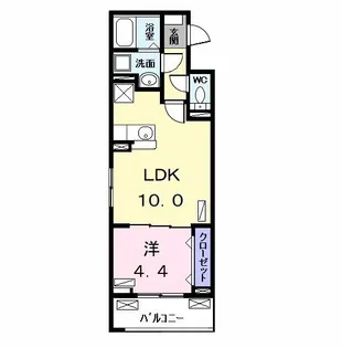 愛知県名古屋市港区秋葉3【アパート】の間取り