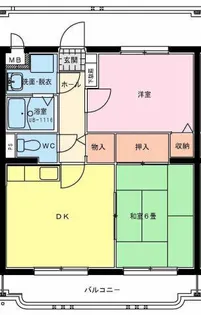 サングリーン藤沢【2階】の間取り