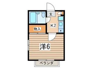パーシー元町【2階】の間取り