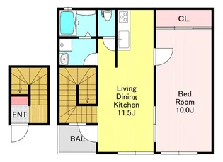 Delight+【2階】の間取り