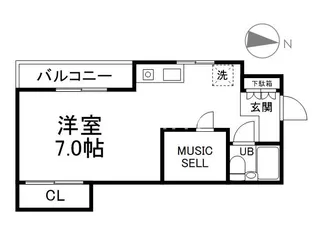 あいのまちはうす【3階】の間取り