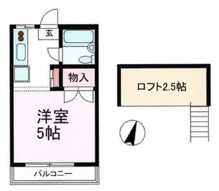 エクセル清瀬【2階】の間取り
