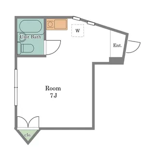 佐々木ビル【4階】の間取り