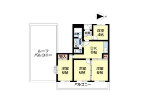 秋本マンション【4階】の間取り