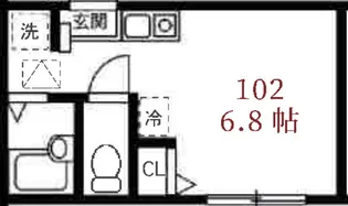 BPナカノ【1階】の間取り