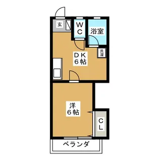東京都中野区本町6【マンション】の間取り