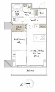 ナナアーク荒町【5階】の間取り