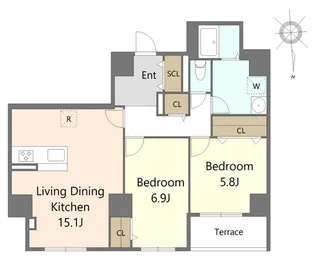 Y3 Bldg.【1階】の間取り