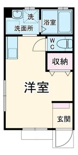 シャンブル S【1階】の間取り