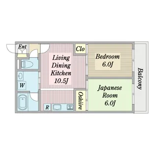 ノンナカーサ【3階】の間取り