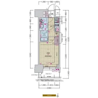 愛知県名古屋市中村区名駅南2【マンション】の間取り