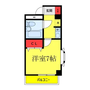 西片ハイツ【2階】の間取り