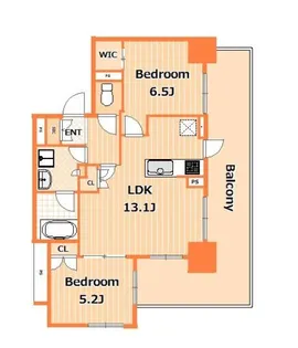 ルフォン横浜白楽【3階】の間取り