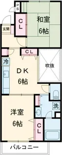 ヴィラ西小山【4階】の間取り